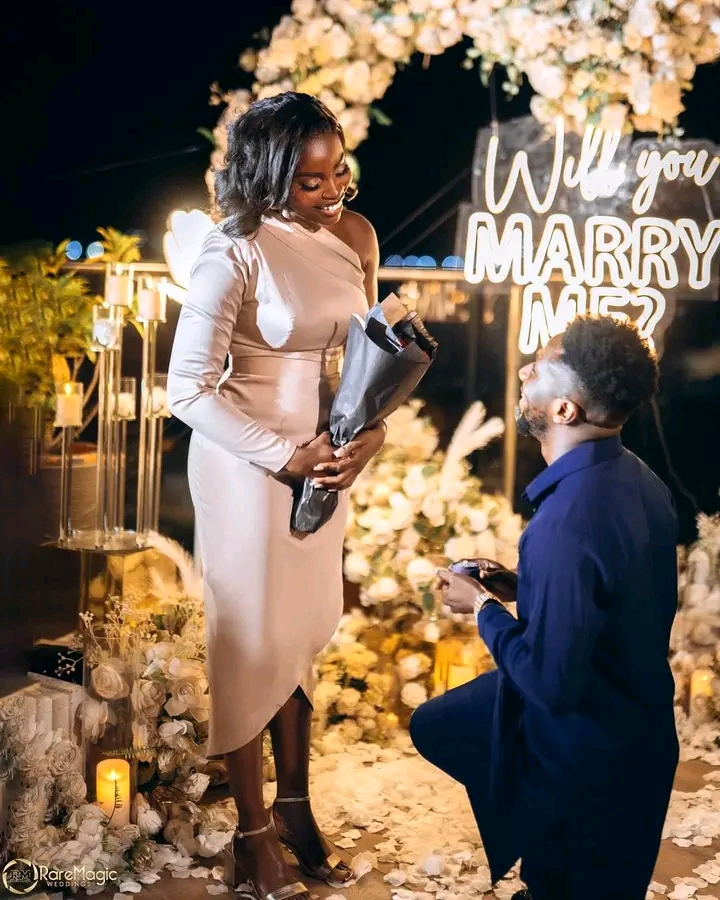 "When God said wait, I didn’t understand until you showed up" Gospel singer ,Okopi Peterson & Fashion designer, Prudent Gabriel gets engaged