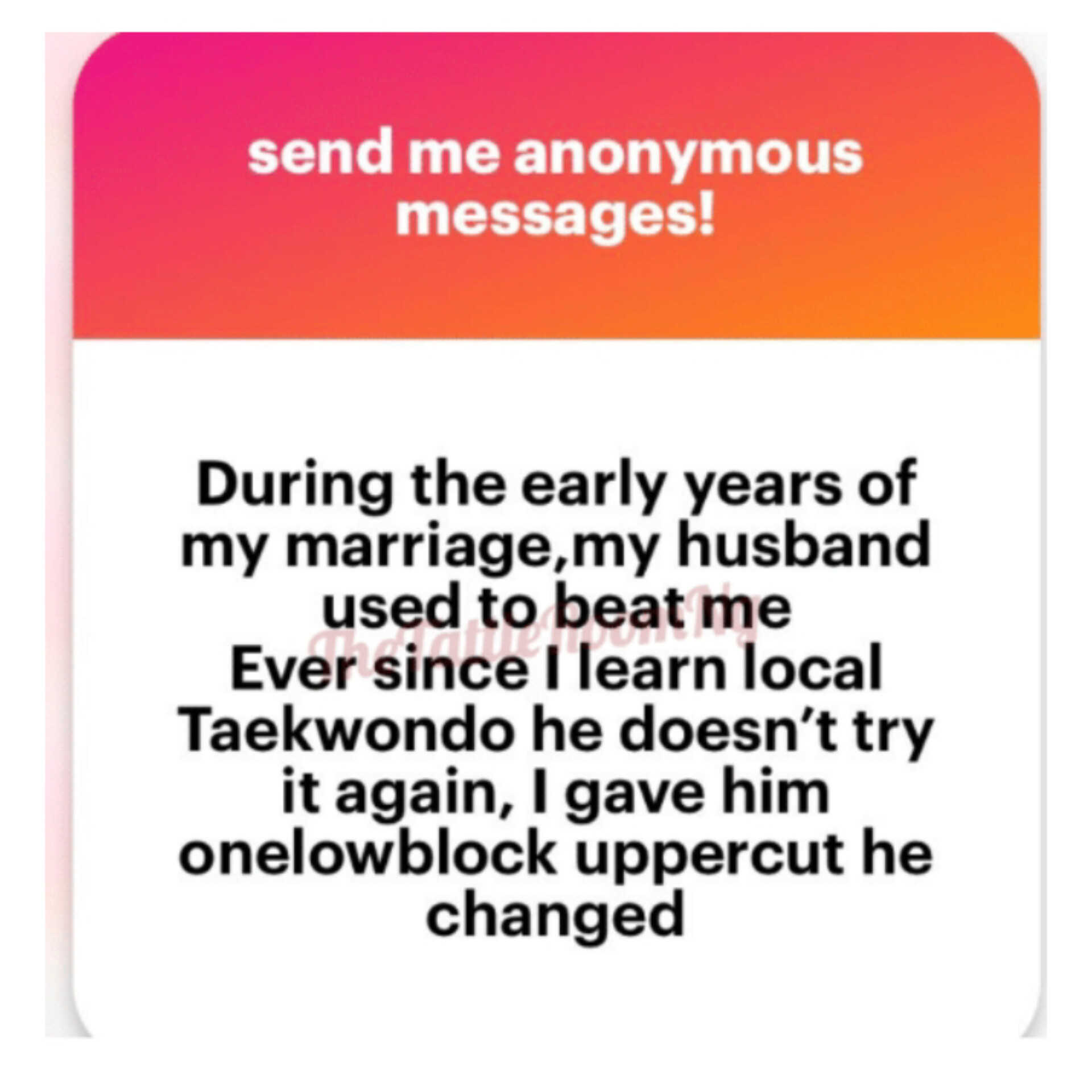 Lady shares how abusive husband changed his behavior after she learnt martial arts